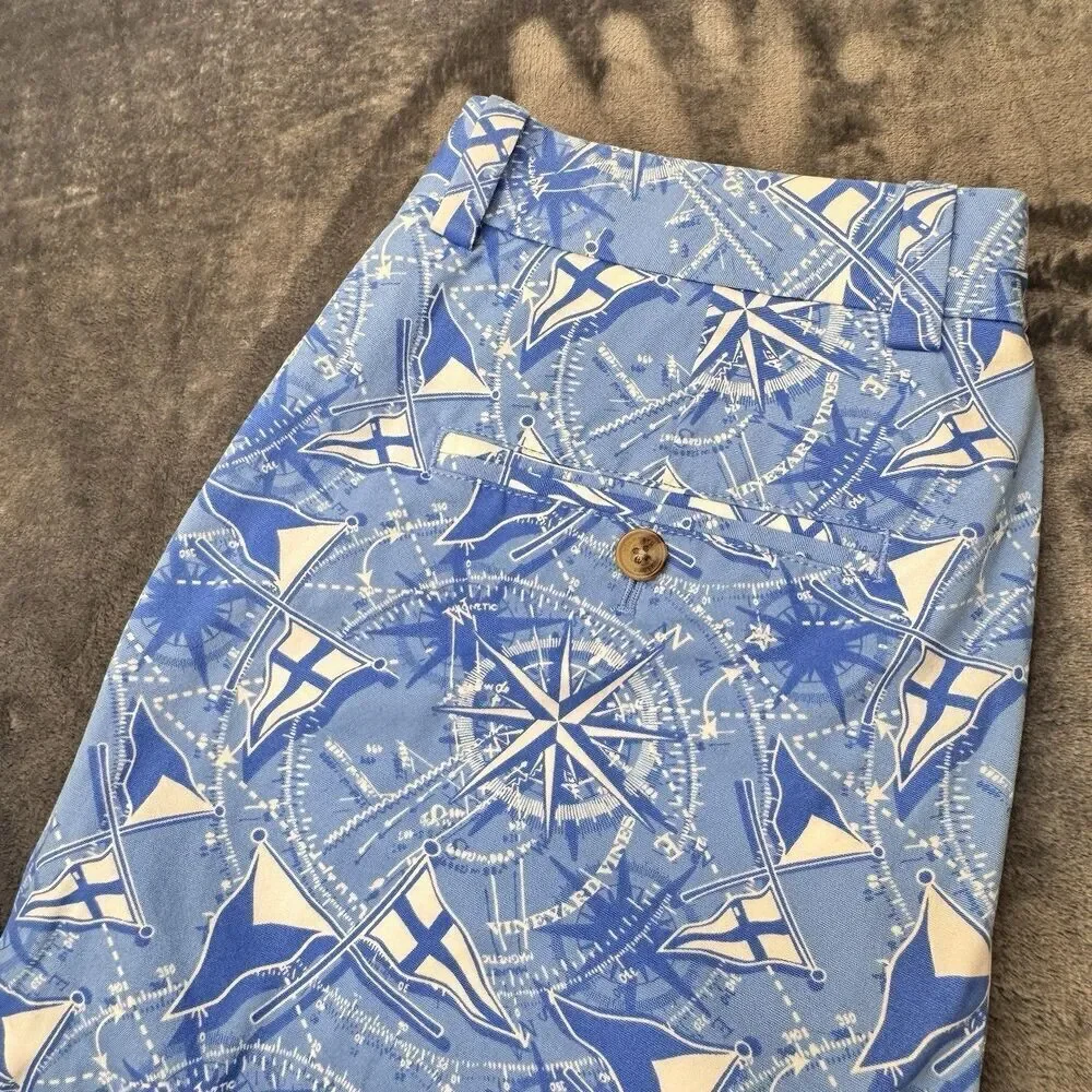 Vineyard Vines 30x32 Pants Slim Fit Breaker Sailing Beach Preppy Resort Nautical